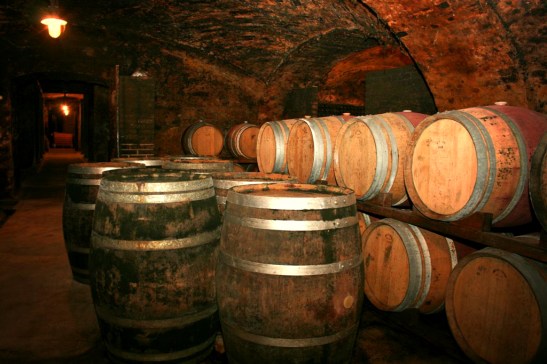 Beczki w ptujskiej piwnicy. Materiały prasowe Pullus.